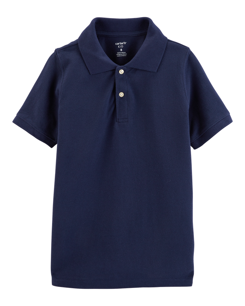 Kid Piqué Polo Shirt, image 1 of 3 slides