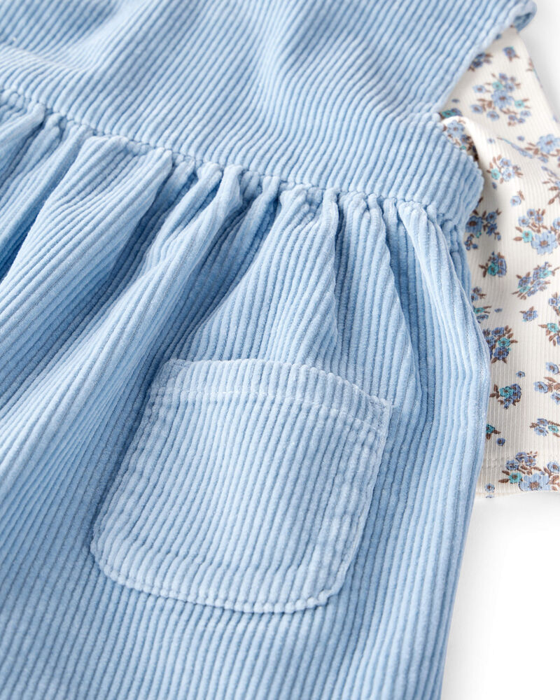 Baby Girl 2-Piece Organic Cotton Jumper Set, image 4 of 8 slides