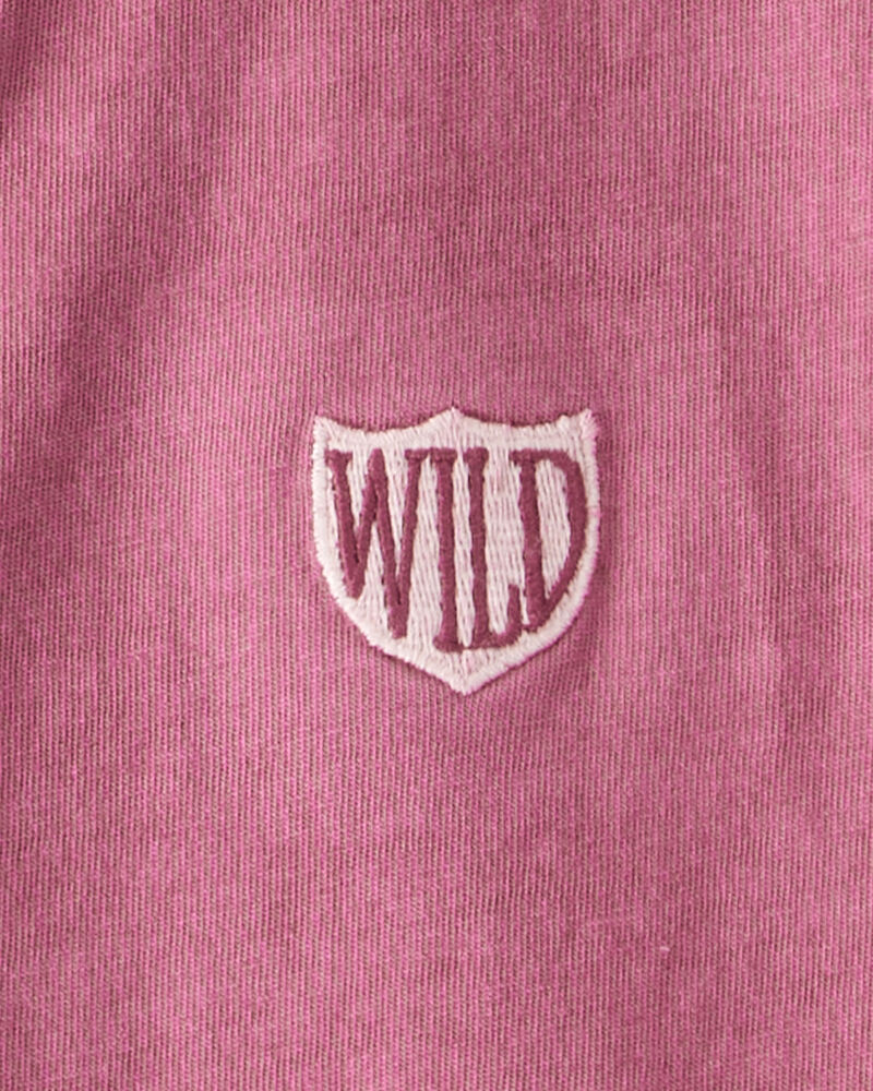 Boys Wild Cotton Short-Sleeve Tee - Red, image 3 of 4 slides