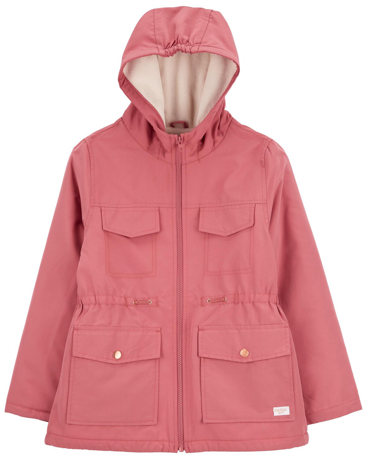 Pink Kid Fleece Lined Jacket