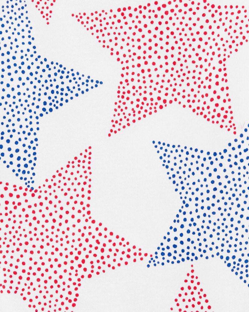 Baby 4th Of July Stars Bodysuit, image 2 of 3 slides