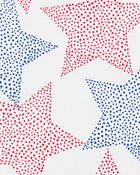 Baby 4th Of July Stars Bodysuit, image 2 of 3 slides