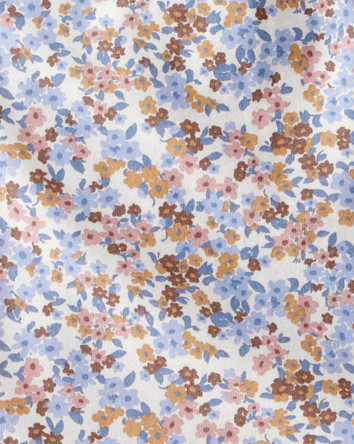 Baby Floral Short-Sleeve Bodysuit, 