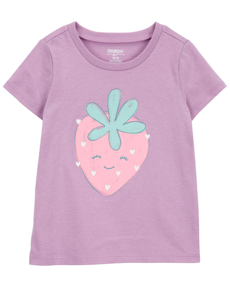 Toddler Strawberry Graphic Tee, image 1 of 3 slides