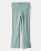 Toddler Girl Cotton Flare Active Pants - Green, image 1 of 4 slides