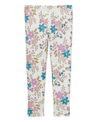 Baby Girl Floral Stretch Leggings - Floral, image 2 of 5 slides