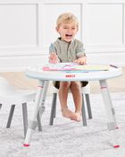 Silver Lining Cloud 3-in-1 Grow with Me Set with Activity Center & Toddler Chairs, image 2 of 4 slides