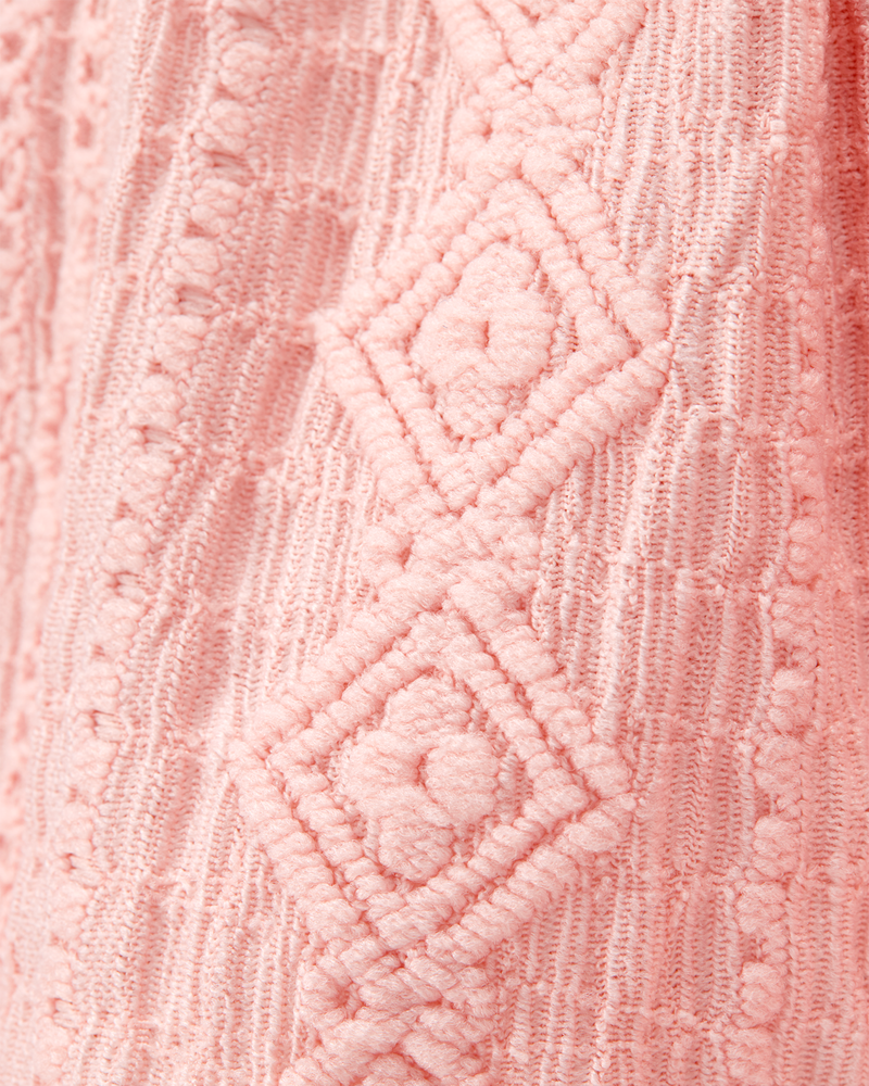 Baby Crochet Pull-On Skort - Pink, image 3 of 5 slides