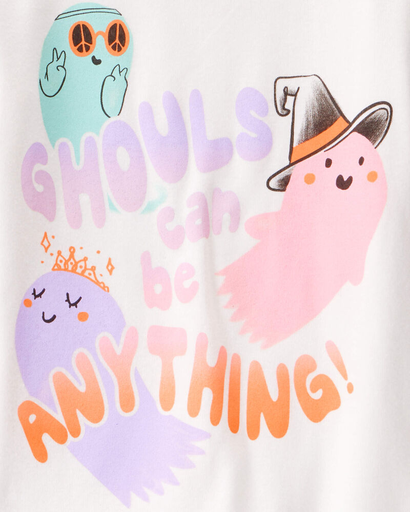 Kid 2-Piece "Ghouls Can Be Anything" Halloween 100% Snug Fit Cotton Pajamas, image 3 of 4 slides