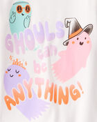 Kid 2-Piece "Ghouls Can Be Anything" Halloween 100% Snug Fit Cotton Pajamas, image 3 of 4 slides