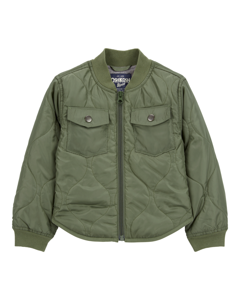 Toddler Quilted Puffer Jacket, image 1 of 4 slides