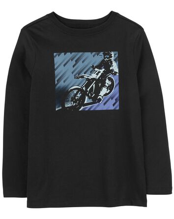 Motorbike Long-Sleeve Graphic Tee, 