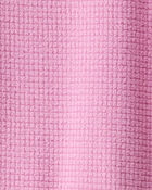 Toddler Girl Fleece Long-Sleeve Snug Fit 1-Piece Pajamas - Pink, image 3 of 4 slides