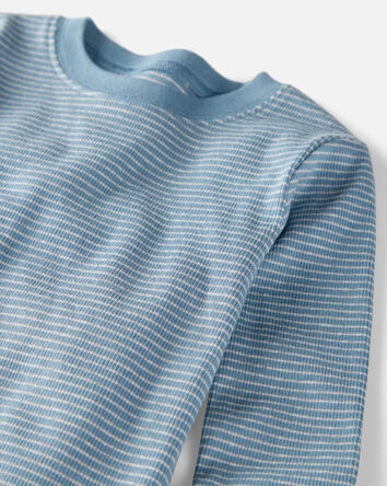 Toddler Solid Organic Cotton 2-Piece Pajamas, 