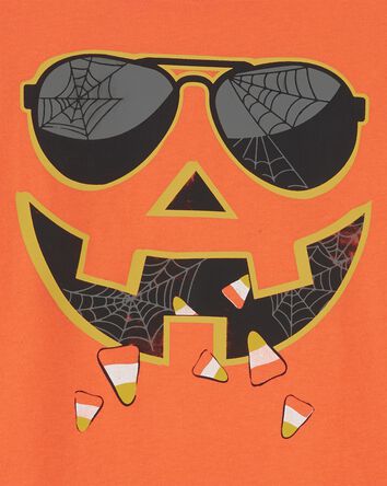 Kid Halloween Jack-O-Lantern Graphic Tee, 