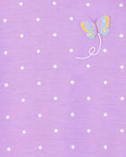 Girls 2-Pack Butterfly Nightgowns - Purple, image 2 of 4 slides
