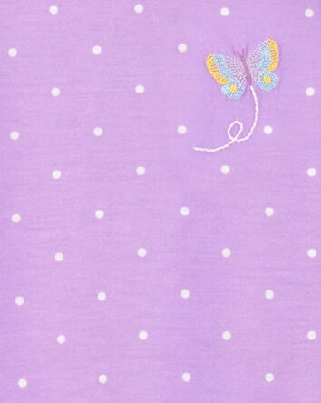 Girls 2-Pack Butterfly Nightgowns - Purple, 