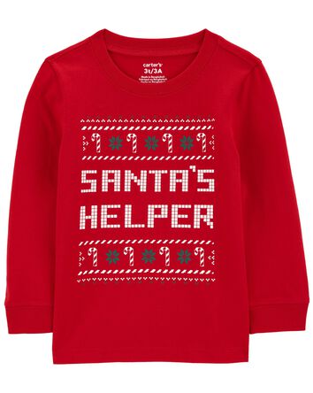 Toddler Santa's Helper Graphic Tee, 