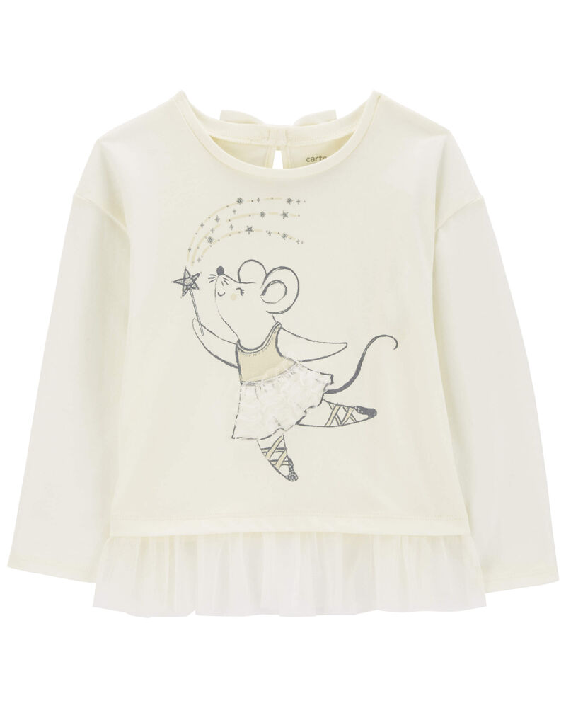 Toddler 3-Piece Peplum Top & Glitter Leggings Set, image 2 of 6 slides
