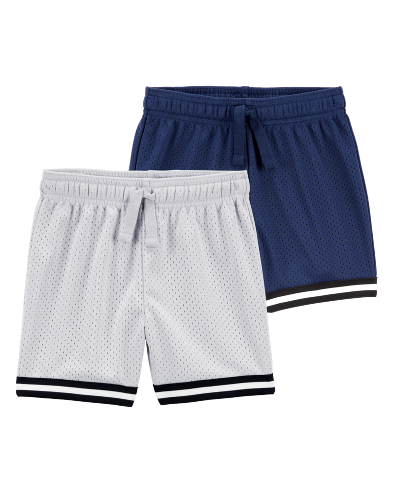 Toddler 2-Pack Fan-Favorite Mesh Shorts, image 1 of 11 slides