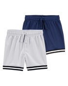 Toddler 2-Pack Fan-Favorite Mesh Shorts, image 1 of 11 slides