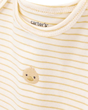 Baby 3-Piece Duck Little Cardigan Set - Ivory, 