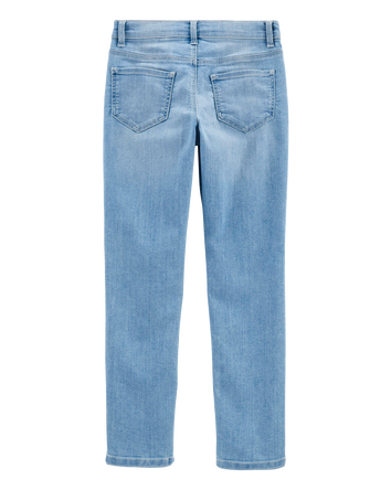 Kid Light Blue Wash Super Skinny-Leg Jeans, 