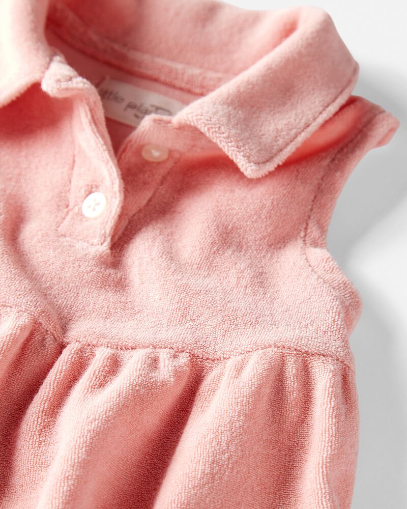 Baby Terry Dress Made With Organic Cotton, image 5 of 6 slides