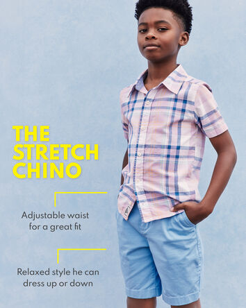 Kid Stretch Chino Shorts, 