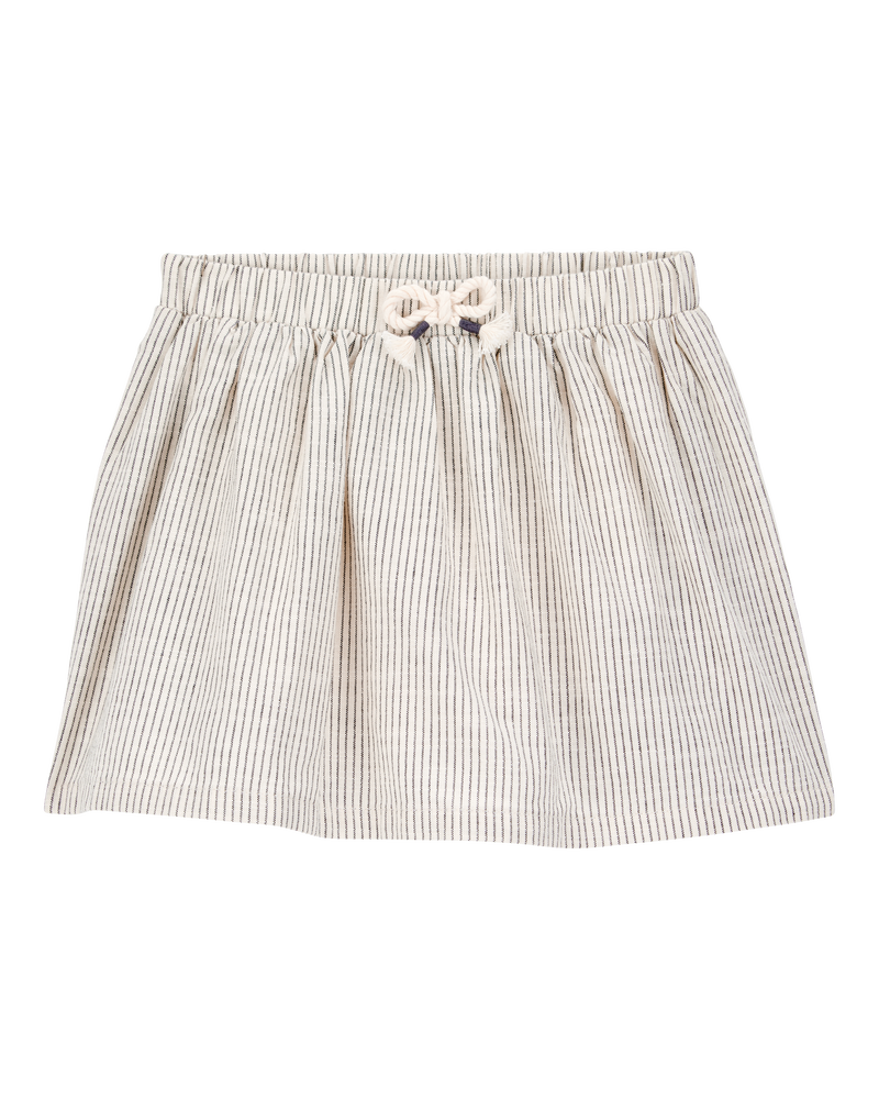 Toddler Striped Pull-On Skort, image 1 of 6 slides
