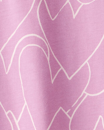 Toddler Girl Heart Long-Sleeve Top - Purple, 