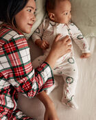 Baby Christmas Zip-Up PurelySoft Sleep & Play Pajamas, image 4 of 7 slides