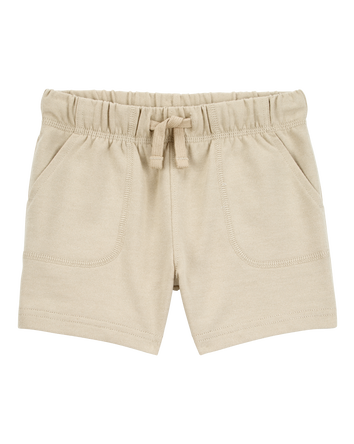 Toddler Pull-On French Terry Shorts - Khaki, 