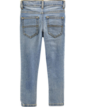 Baby Sun Faded Light Wash Skinny-Leg Jeans, 