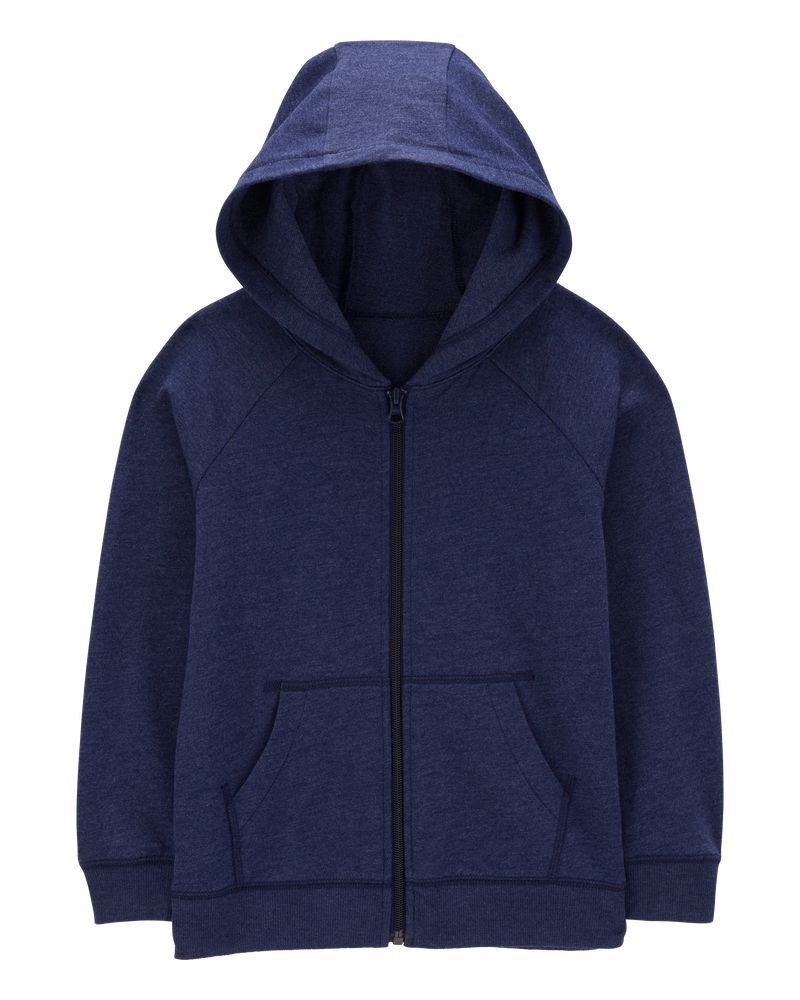 Kid 2-Piece Zip-Up Fleece Hoodie & Pants Set, image 4 of 8 slides