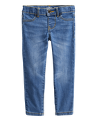 Baby Medium Blue Wash Super Skinny-Leg Jeans, image 1 of 4 slides