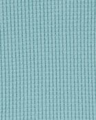 Baby Waffle Knit Thermal Peplum Top, image 2 of 3 slides