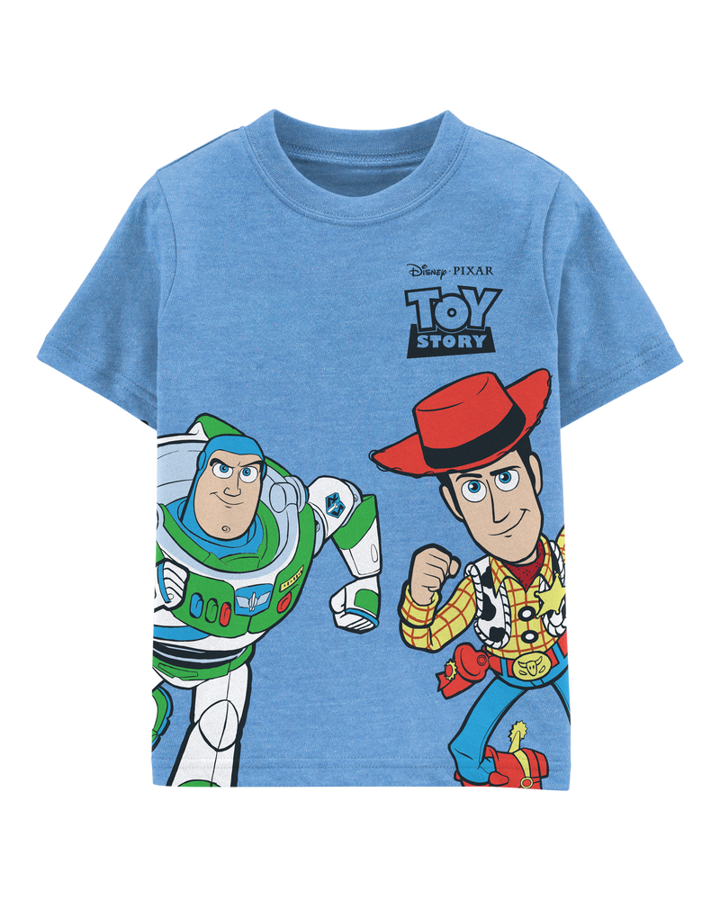 Toddler Toy Story Short-Sleeve Graphic Tee - Blue, image 1 of 2 slides