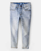 Toddler Sun Faded Light Wash Skinny-Leg Jeans, image 1 of 5 slides