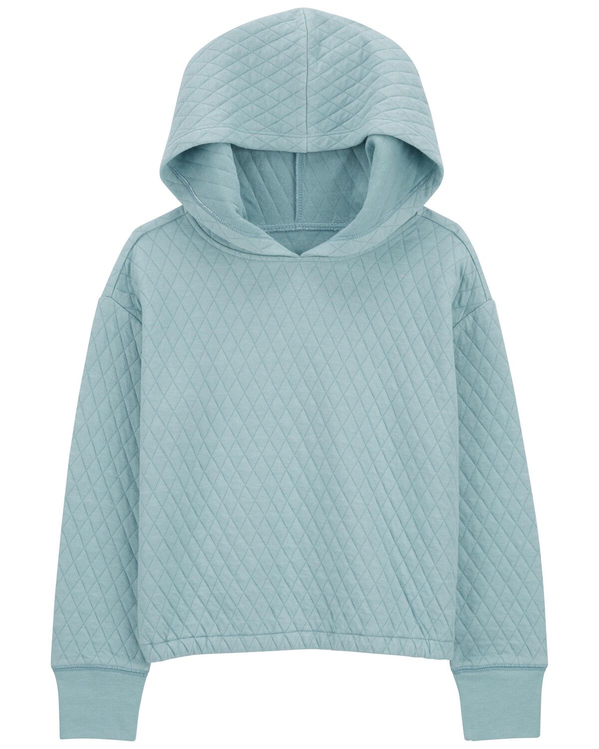 Kid Quilted Double Knit Hoodie 
