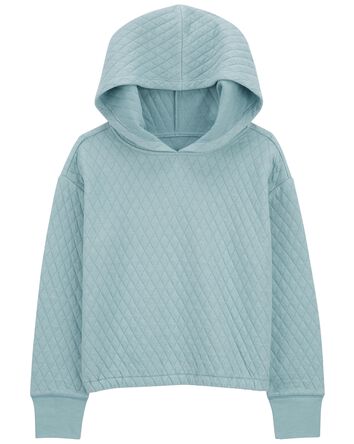 Kid Quilted Double Knit Hoodie , 
