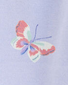 Baby Butterfly Print Fleece Joggers, image 3 of 4 slides
