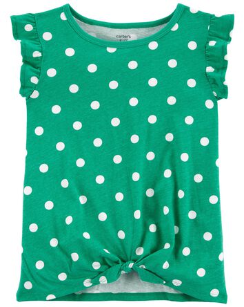 Polka Dot Jersey Tee, 