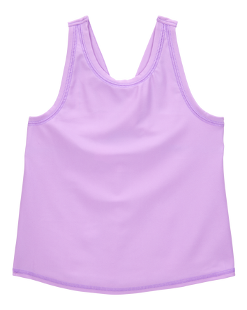 Kid Active Twist Tank - Purple, 