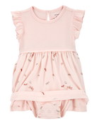 Baby 2-Piece Bodysuit Dress & Cardigan Set, image 2 of 5 slides