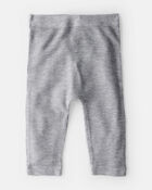 Baby Boy 2-Piece Football PurelySoft Pull-On Pants - Navy/Grey, image 2 of 7 slides