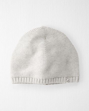 Baby Organic Cotton Sweater Knit Cap, 
