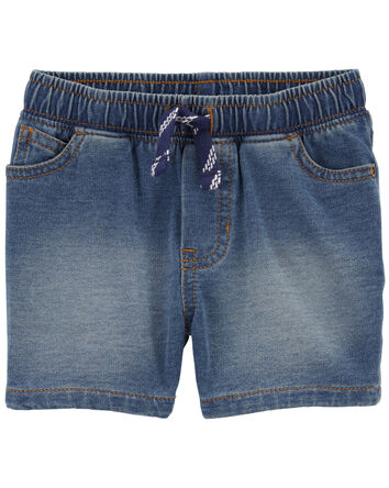 Baby Pull-On Denim Shorts, 