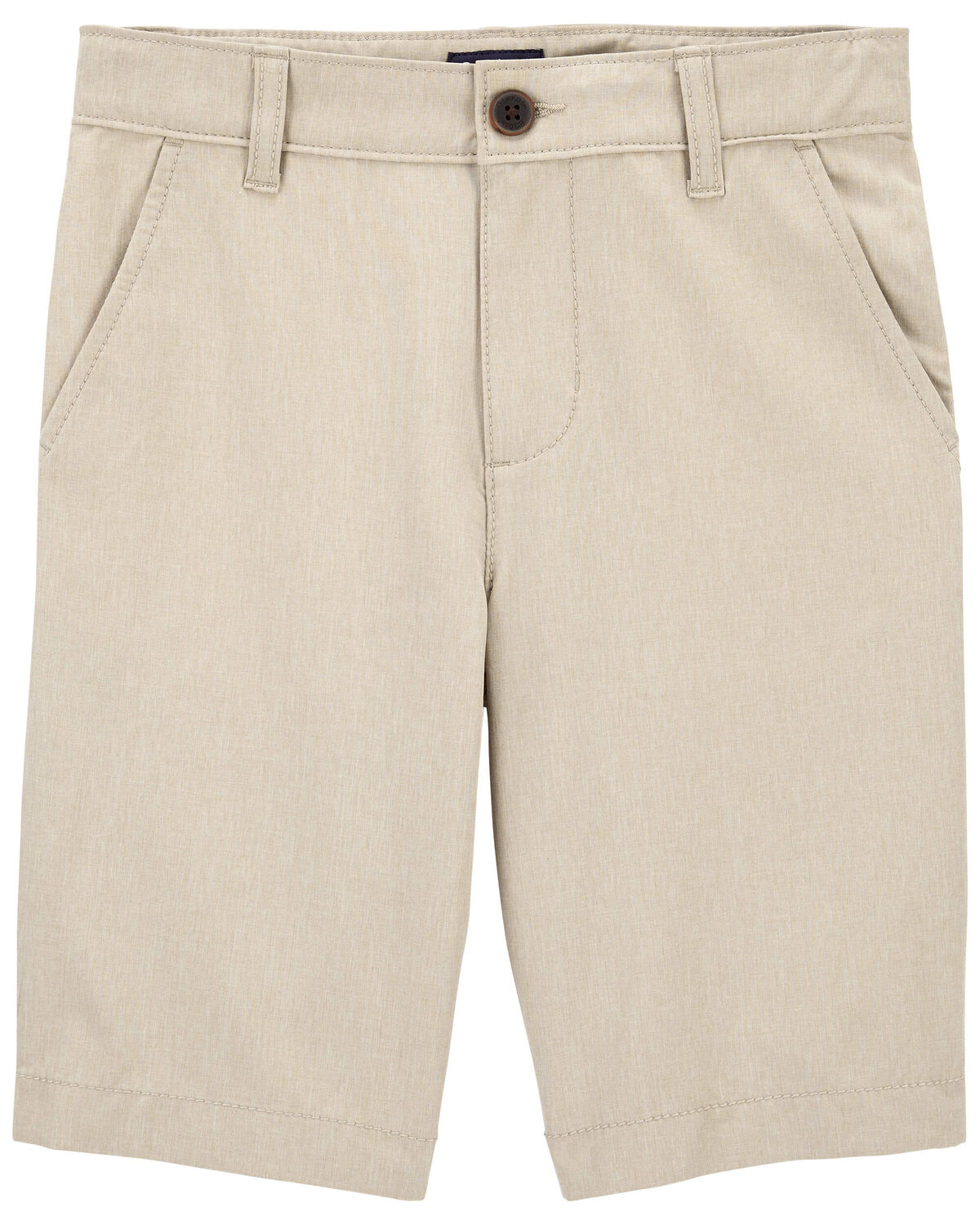Khaki Kid Stretch Chino Shorts | oshkosh.com