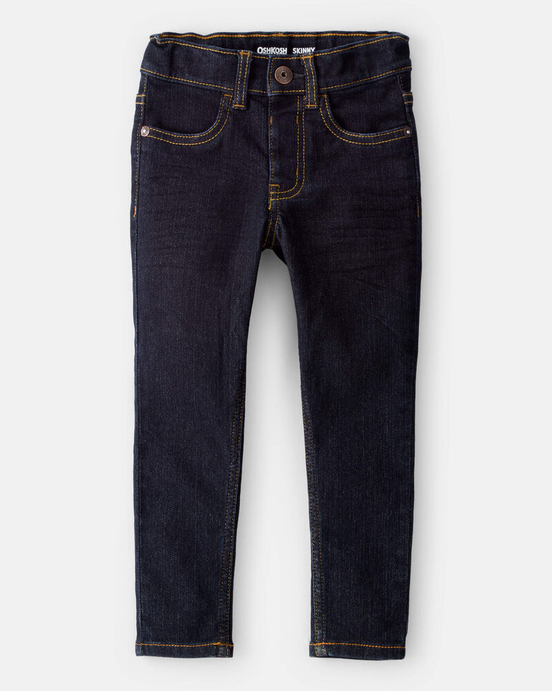 Toddler Dark Wash Skinny-Leg Jeans, image 1 of 5 slides